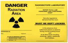 Radiation Area Sign