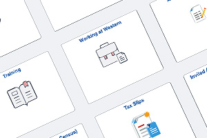 staff member working from home